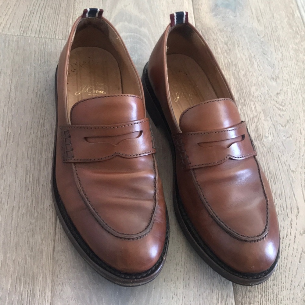 J. Crew Oar Stripe Penny Loafer, Mens size 8